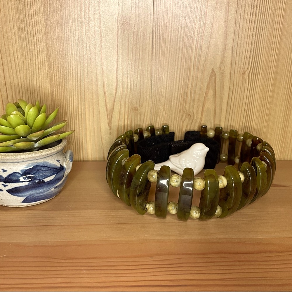 Anthropologie Imitation Marble Belt